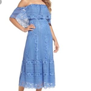 BB Dakota blue lace dress